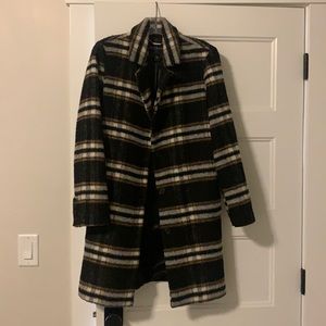 Bernardo Plaid Coat